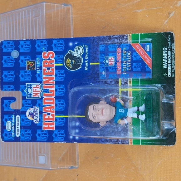 Lot of 2 Mark Burnell Jacksonville Jaguars 1998 & 1997 sports collectible figure - Picture 6 of 12